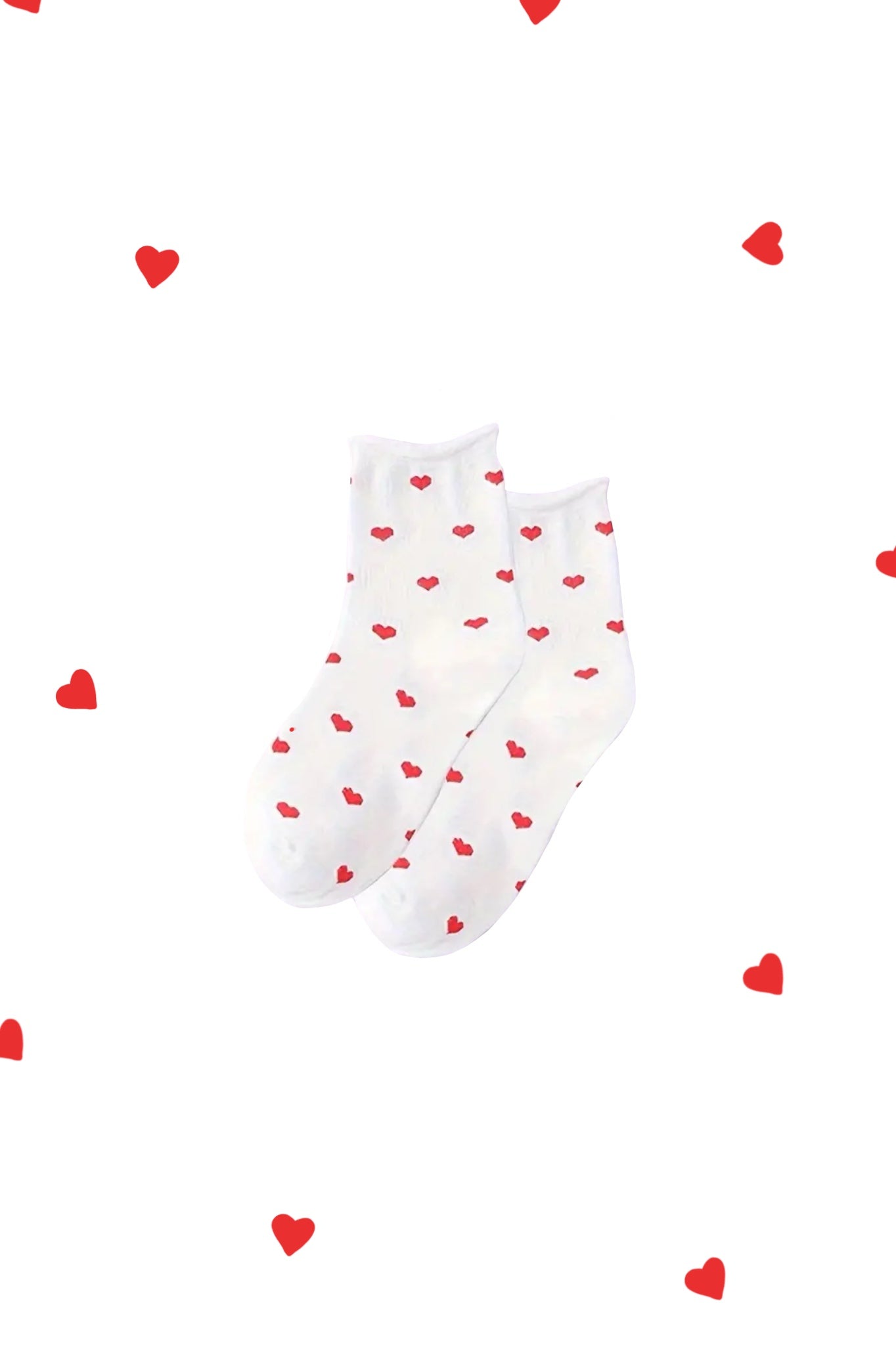 SKIN Love Heart Socks