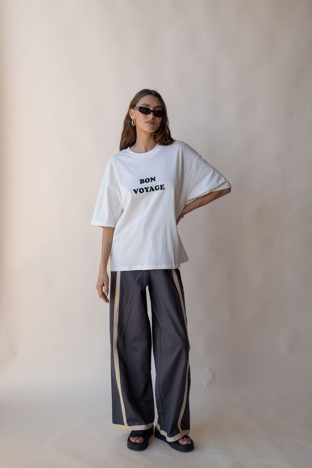 Araminta James Bon Voyage Tee Snow