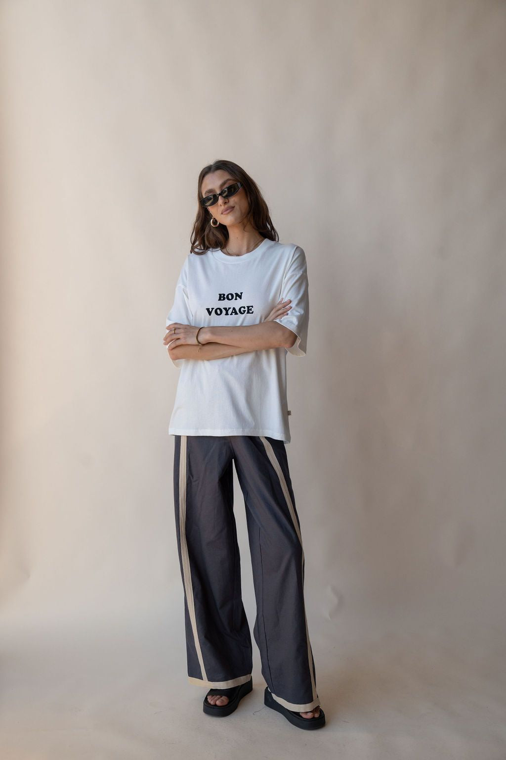Araminta James Bon Voyage Tee Snow