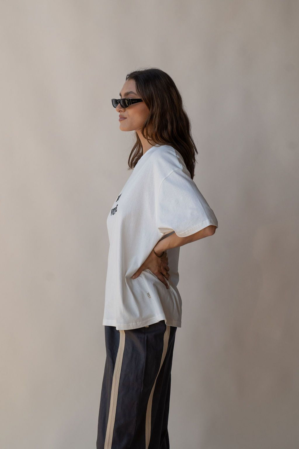 Araminta James Bon Voyage Tee Snow