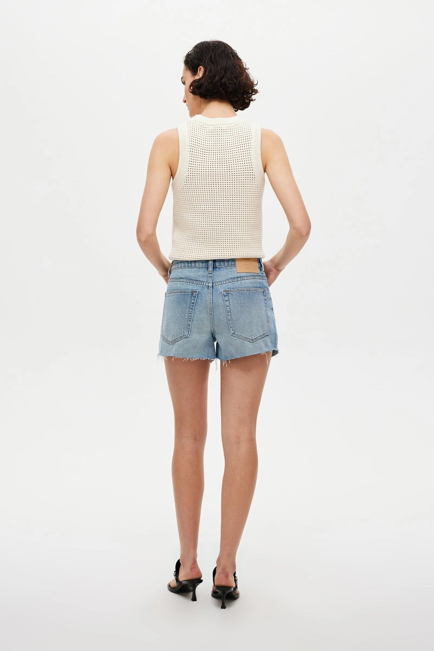 Neuw Binx Crochet Tank Ivory