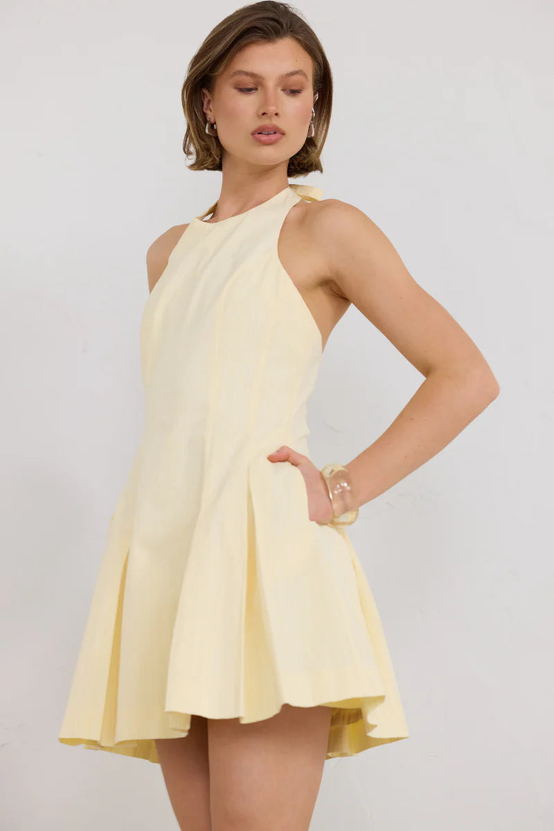 Sovere Reprive Mini Dress Pannacotta