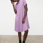 Kowtow Classic A-Line Tee Dress Lavender