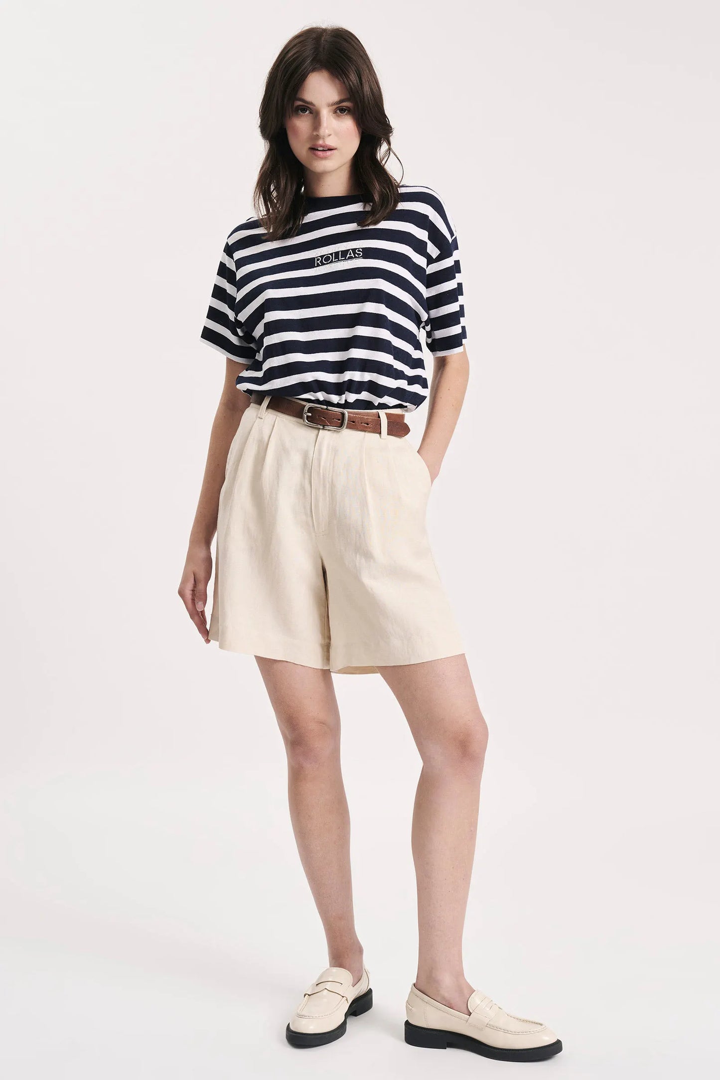 Rollas Horizon Linen Short Biscuit