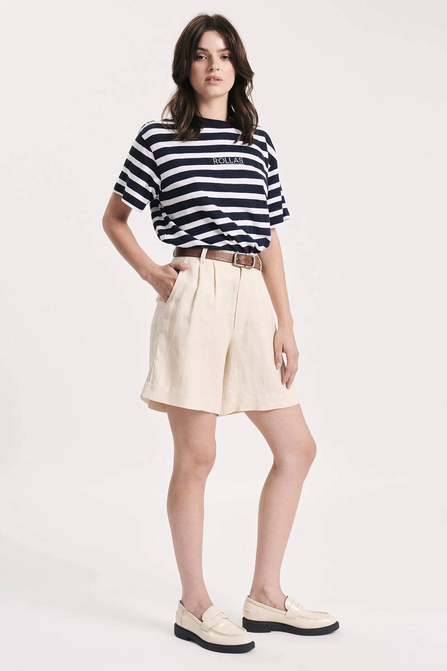 Rollas Horizon Linen Short Biscuit