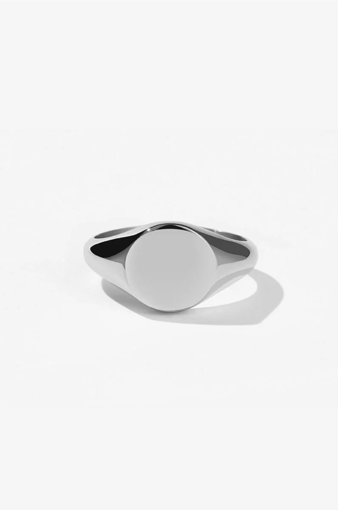 Meadowlark Sunset Signet Ring Sterling Silver