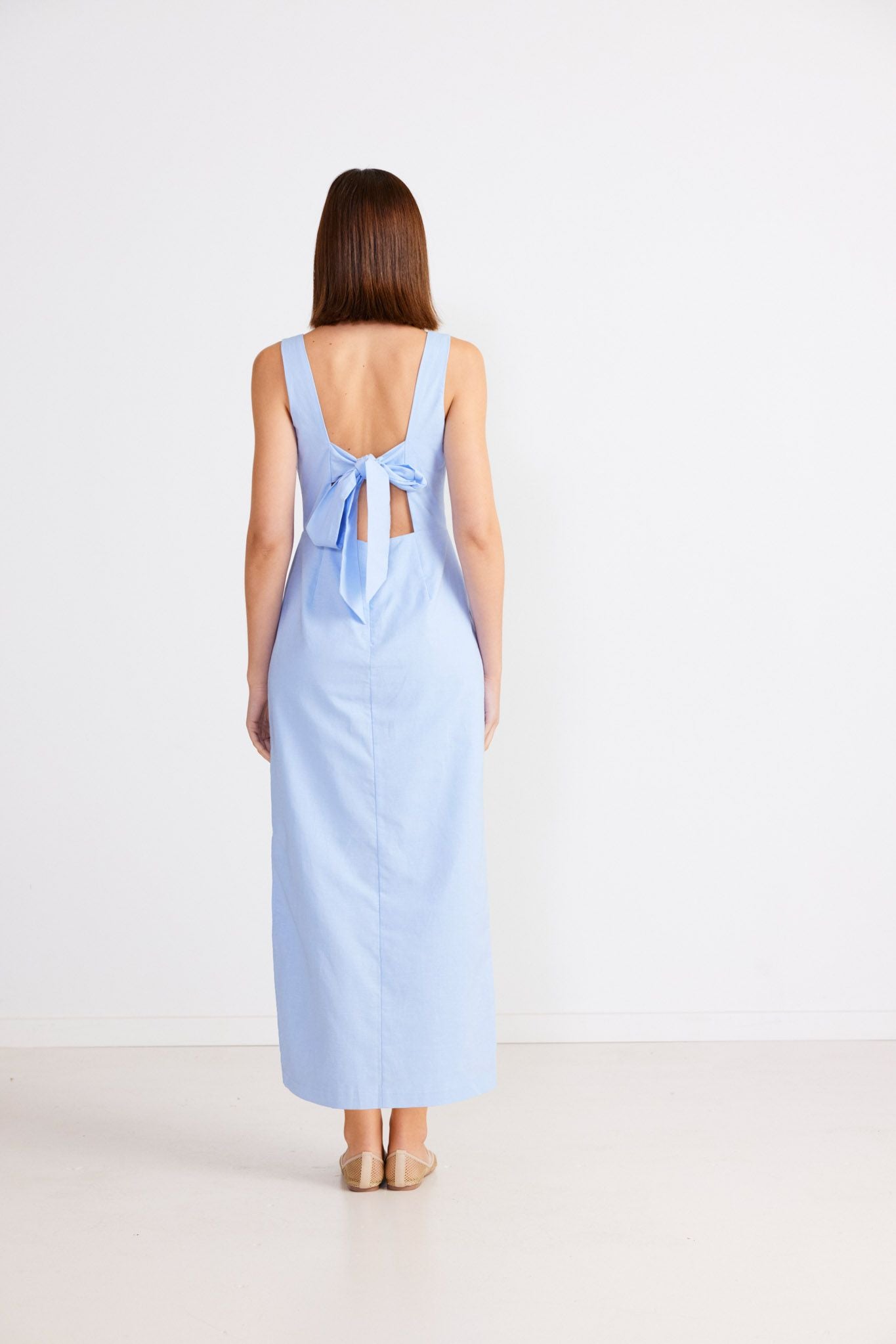 Sndys Emery Maxi Dress Cornflower