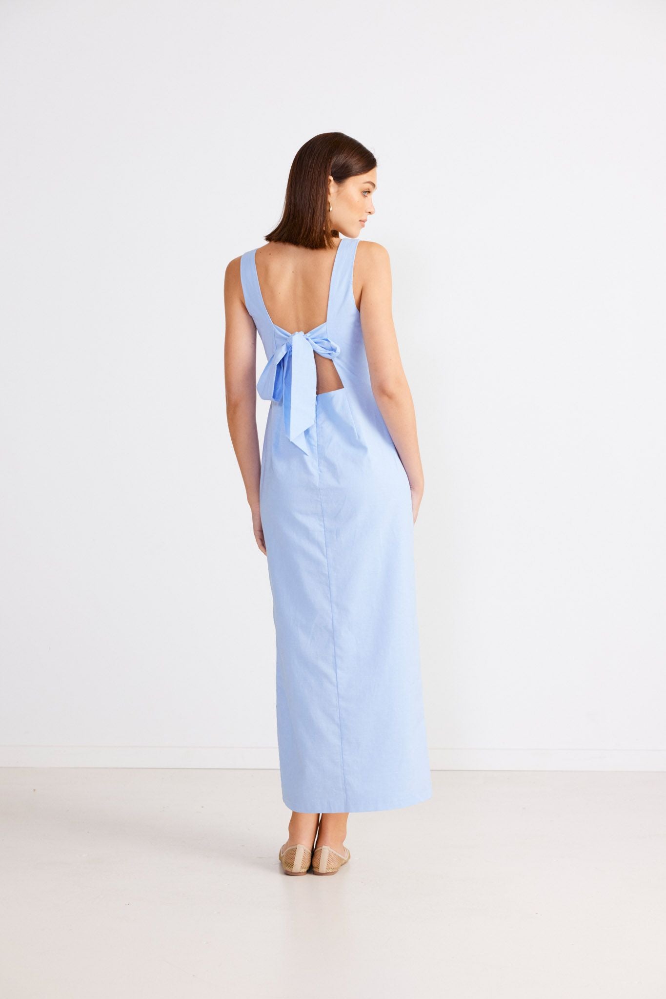Sndys Emery Maxi Dress Cornflower