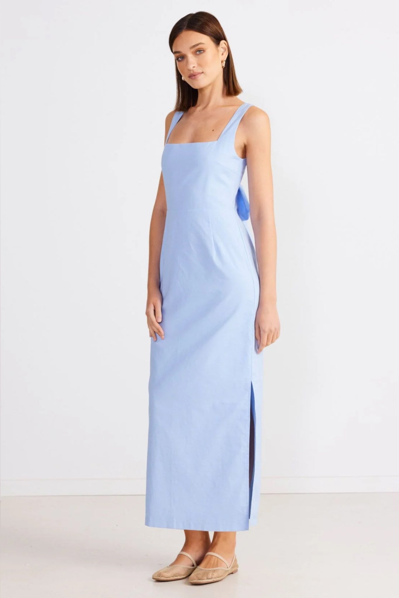 Sndys Emery Maxi Dress Cornflower