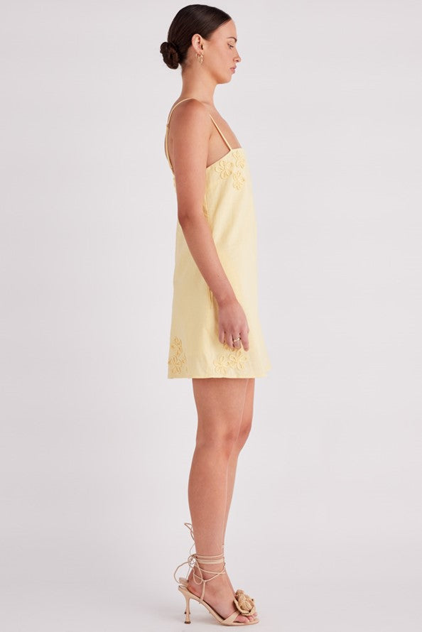 Sndys Iris Mini Dress Pollen