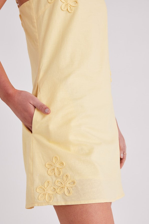 Sndys Iris Mini Dress Pollen