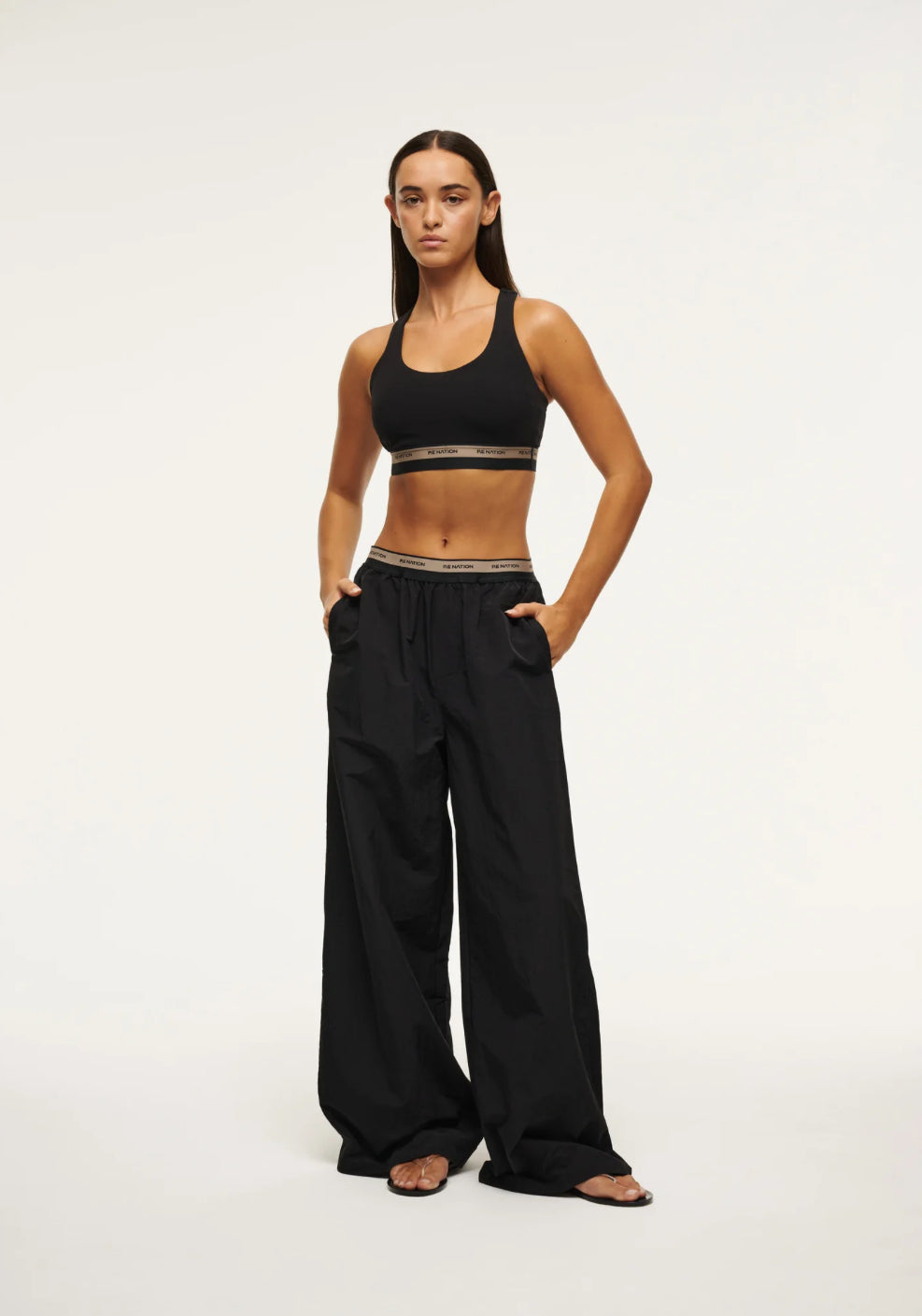 P.E Nation Avant Sports Bra Black