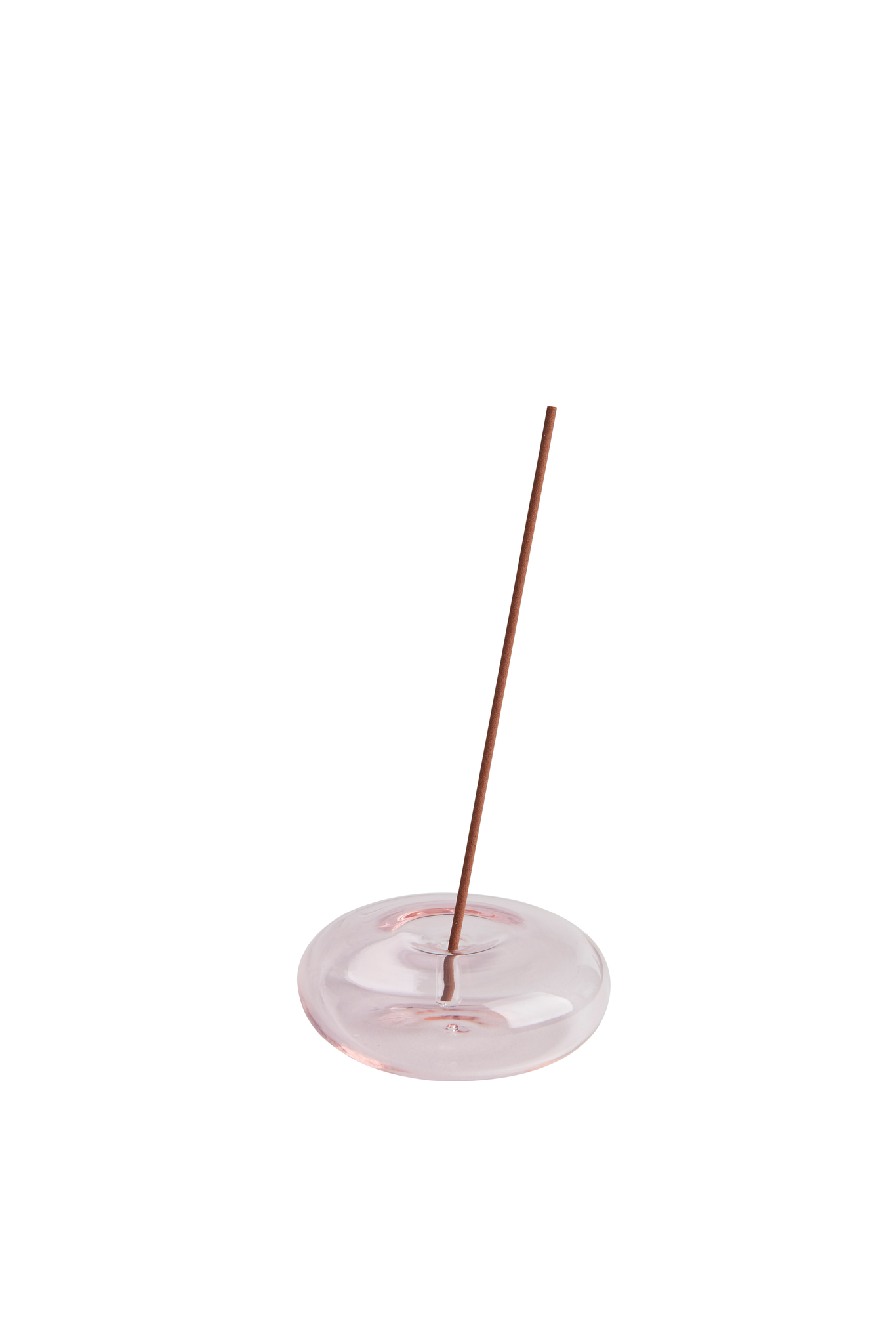 Gentle Habits Glass Vessel Incense Holder Pink