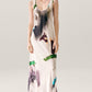 Silk Laundry Scoop Neck Dress Phosphate