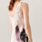 Silk Laundry Scoop Neck Dress Phosphate