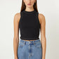 Neuw Jonesy Recut Singlet Black