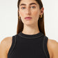 Neuw Jonesy Recut Singlet Black