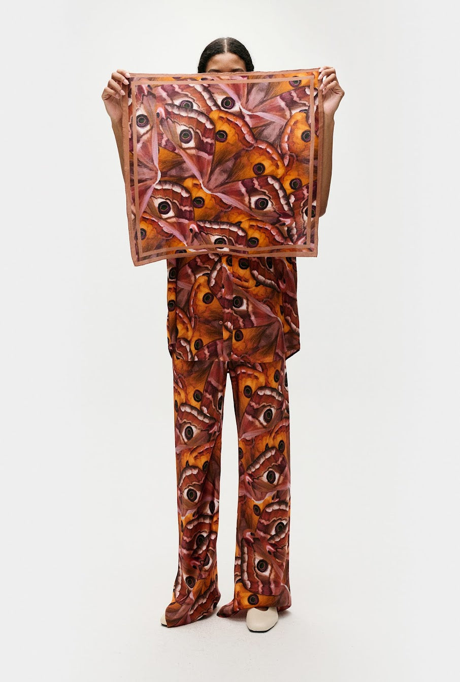 Silk Laundry Twill Scarf Wingspan