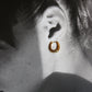 SKIN Blob Hoops 18k Gold Plated