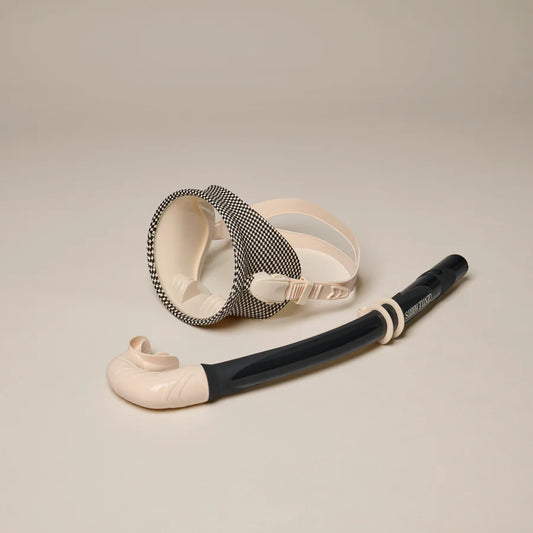 Gentle Habits Dive Mask & Snorkel Set Checkered