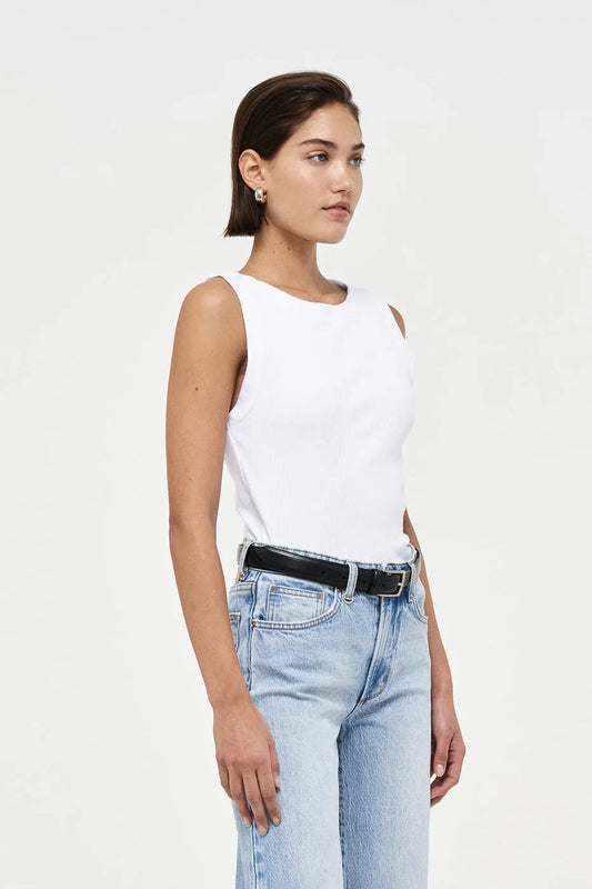 Neuw Frenchie 90s Top White