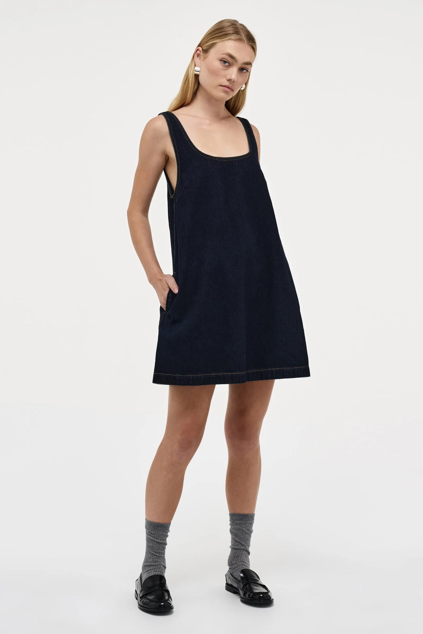 Neuw Laurel Tank Dress Rinse