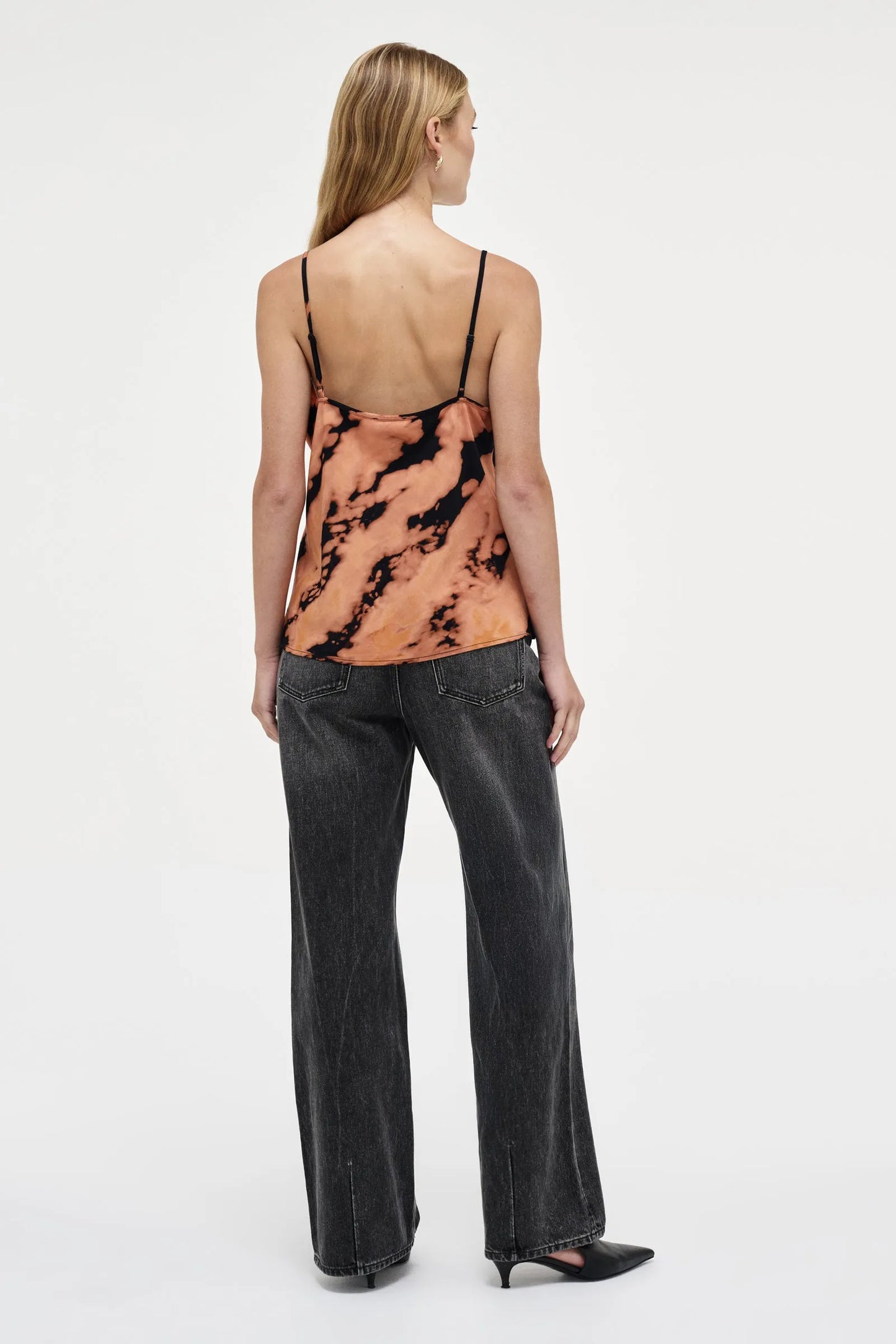 Neuw Mika Cami Bleached Black