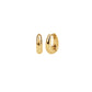 SKIN Blob Hoops 18k Gold Plated
