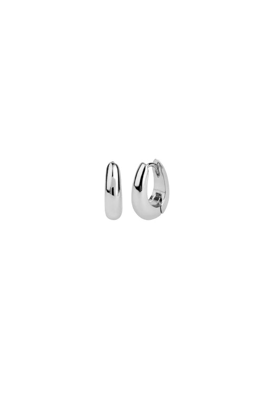SKIN Blob Hoops Sterling Silver