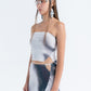 Arthur Apparel Jersey Split Tube Top Entangled