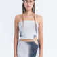 Arthur Apparel Jersey Split Tube Top Entangled