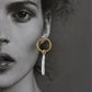 SKIN Lily Hoops 18k Gold Plated + Freshwater Pearls