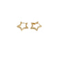 SKIN Star Huggie Hoops 18k Gold Plated