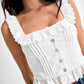 Rollas Birkin Lace Camisole White