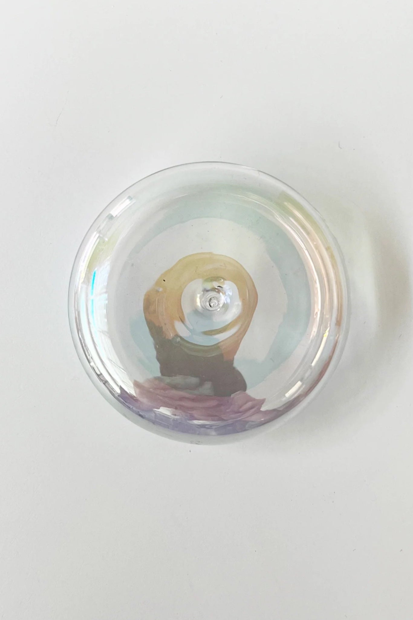 Gentle Habits Glass Incense Holder Iridescent