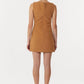 Third Form Enigma Mini Dress Camel