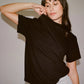 Rollas Tomboy Tee Vintage Black
