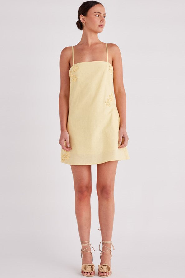 Sndys Iris Mini Dress Pollen