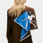Silk Laundry Twill Scarf Rabbit Dark Earth
