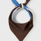 Silk Laundry Twill Scarf Rabbit Dark Earth