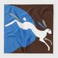 Silk Laundry Twill Scarf Rabbit Dark Earth