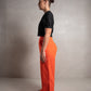 SKIN Kee Wide Leg Linen Pant Orange