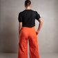 SKIN Kee Wide Leg Linen Pant Orange