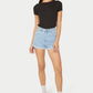 Rollas Baby Rib Tee Black