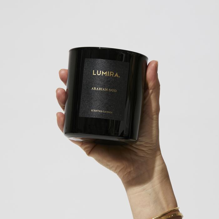 Lumira Arabian Oud Glass Candle