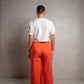 SKIN Kee Wide Leg Linen Pant Orange