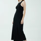 Third Form Intertwined Twist Back Tank Dress Black