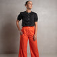 SKIN Kee Wide Leg Linen Pant Orange