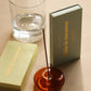 Gentle Habits Glass Incense Holder Amber