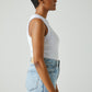 Neuw Jonesy Singlet White